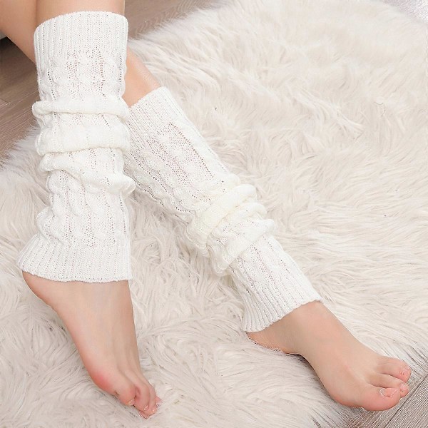 Dames Beinstulper, Strikket Vinter Benvarmere Beinlinge Strik Overknee Strømper Beinstulper Lange Benvarmere Støvle Sokker til Kvinder Piger (FMY) style5334