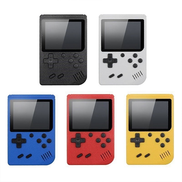 Retro Håndholdt Videospillkonsoll Gameboy Med Innebygd 400 I 1 Klassiske Spill, Helt Ny (FMY) Red