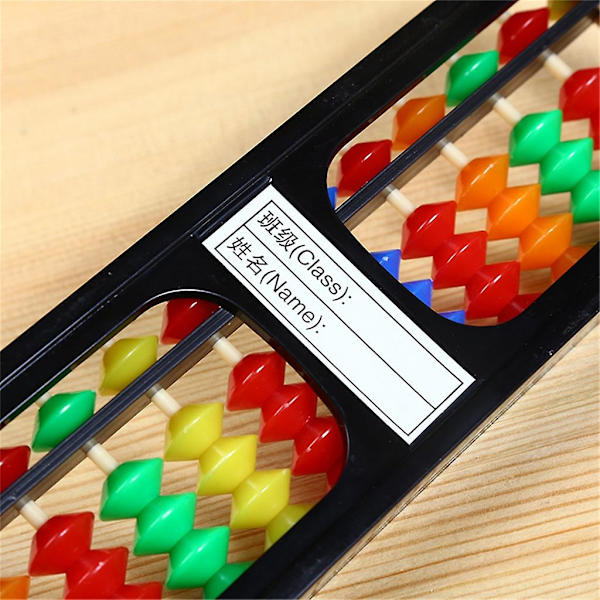Kätevä aritmeettinen soroban värikkäillä helmillä matematiikan laskentatyökalu Aba (FMY) Multicolor
