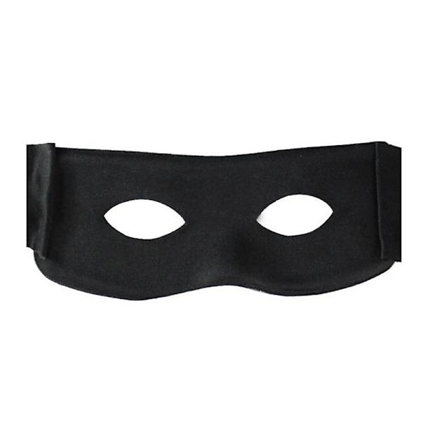 Bandit Zorro Maskeradmask Ögonmask För Temafest Maskerad Kostym Halloween (FMY) Black 1 Pcs