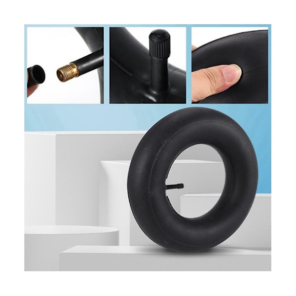 2 st 3,50 / 4,00-6 Däckrör Innertube Däckhjul 350 / 400-6 Innertube Mini -gummiventil 6  (FMY) Black