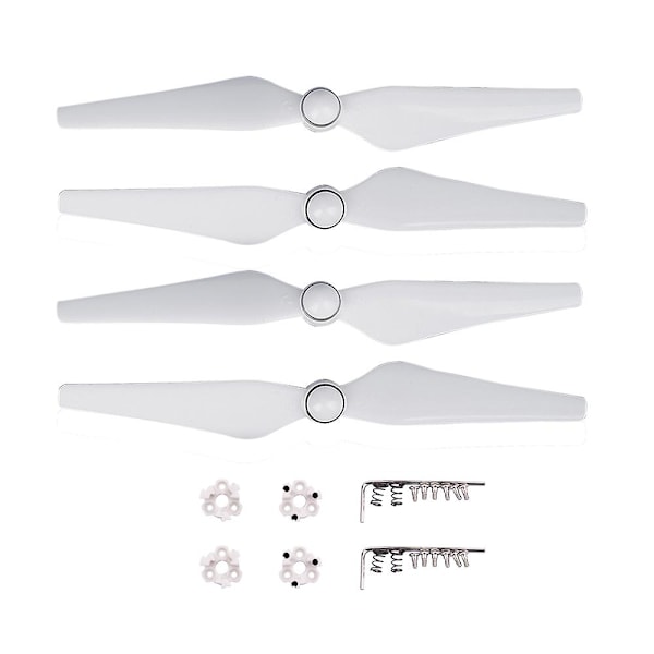 4st 9450s Propeller För Dji Phantom 4 Pro 4a Advanced Drönare Snabbfäste Blad Cc Cw Propellrar Vinge Med Monteringsbas Reservdelar (FMY) Gray