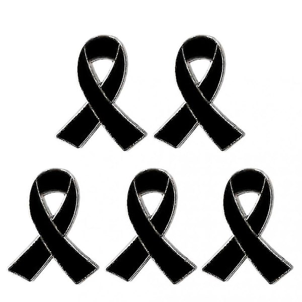 Set med 5 Bandbroscher Snygg Design Band Emblempins Legering Material WBT  (FMY) Black