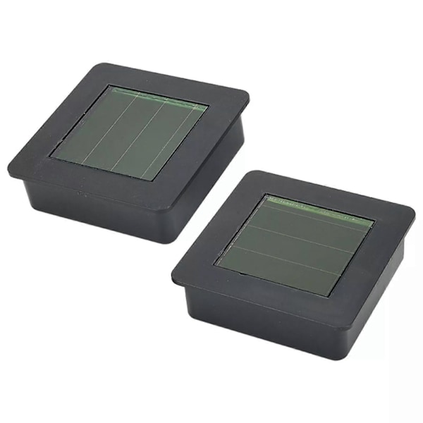 2 STK./4 STK. Solcellelampe Udskiftning Top Firkantet Solpanel Top Udskiftning (FMY) A 2PCS