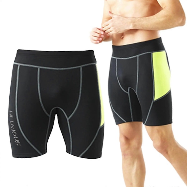 2 mm neopreenishortsit miehille, vesijumppa, märkäpuku, urheilu, märkäpukuhousut