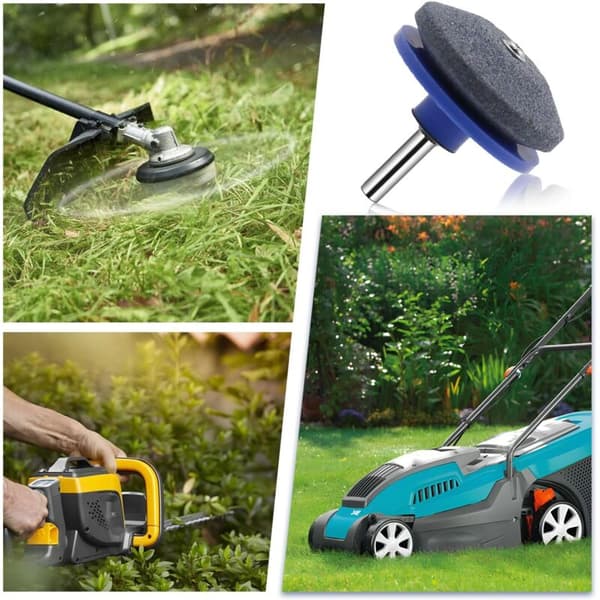 Gräsklipparknivslip för slöa knivar (blå, 4-pack)（FMY）