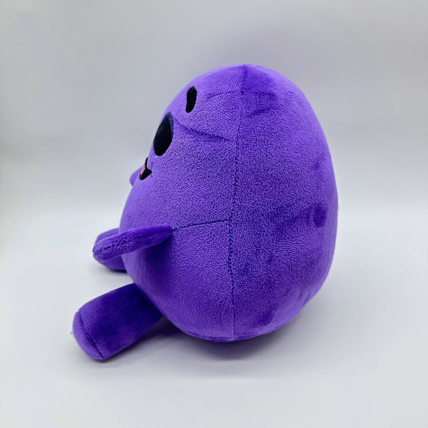 Grimace Shake Keltainen Hattu Pehmolelu Plushie Täytetty Eläinlelu Peli Nuken (FMY) Purple