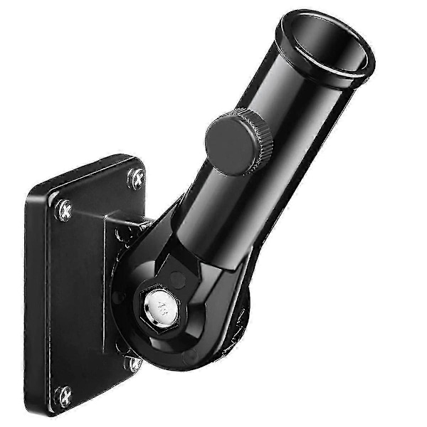 Flaggstångshållare Monteringsfäste Justerbar Flaggstång Rod Hitch Fäste Multi-position Flaggstång Mo (FMY) Black