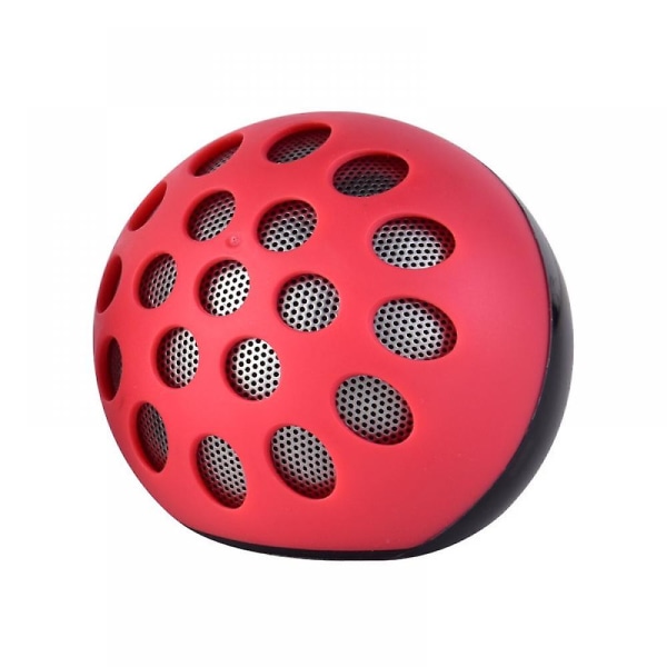 Bluetooth högtalare, Trådlös minihögtalare, Bärbar Bluetooth högtalare med HD-ljud, 4 timmars speltid, Hemma, Travelred (FMY)