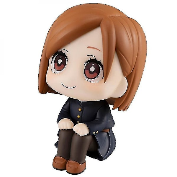 Anime Jujutsu Kaisen Figurine Söt Gojo Satoru Itadori Yuji Actionfigur C  (FMY) Kugisaki Nobara