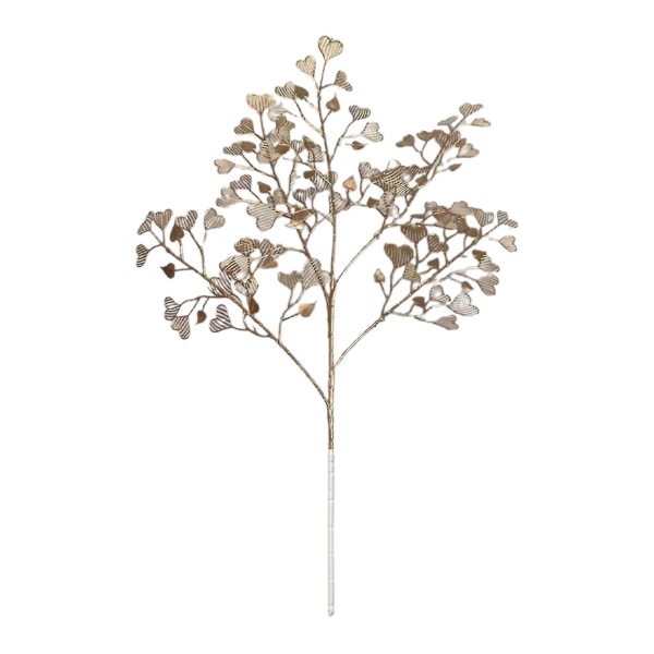 1 stk Ingen visnende kunstige blader Gjør-det-selv-plast Lett å vedlikeholde Simuleringsplante bryllupsdekor (FMY)