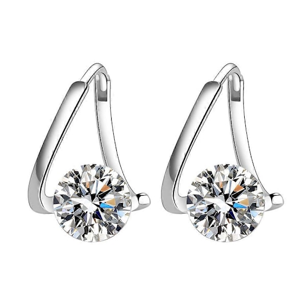Lymphvity Germanium Örhängen för Kvinnor Lymfatiskt Terapi Smycken Present (FMY) Silver