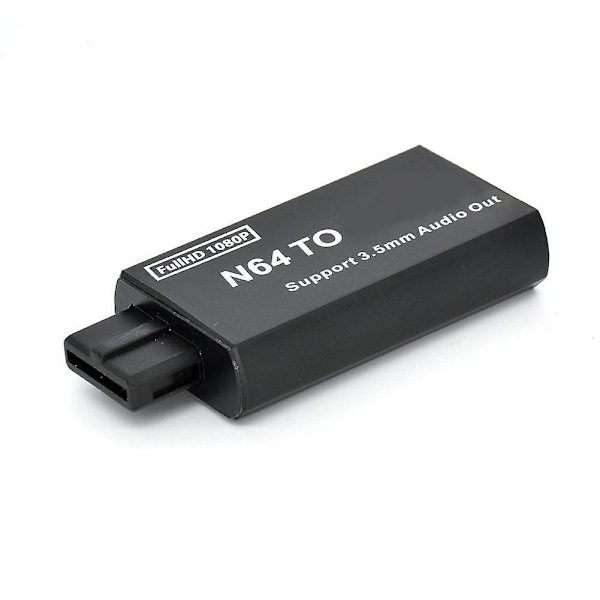 Spillkonsoll til HDMI-konverteradapterplugg for N64/SNES/NGC HDMI lydutgang Z2  (FMY) As shown
