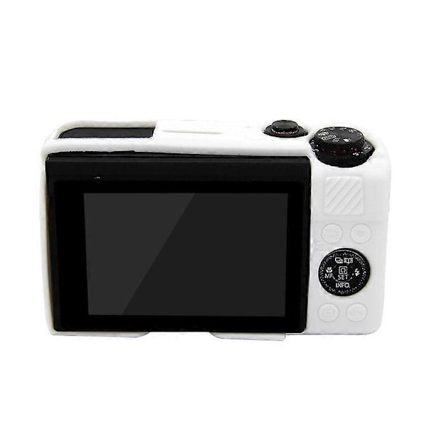 Silikon Skyddande Fodral för Canon EOS G7 X Mark II (FMY) White