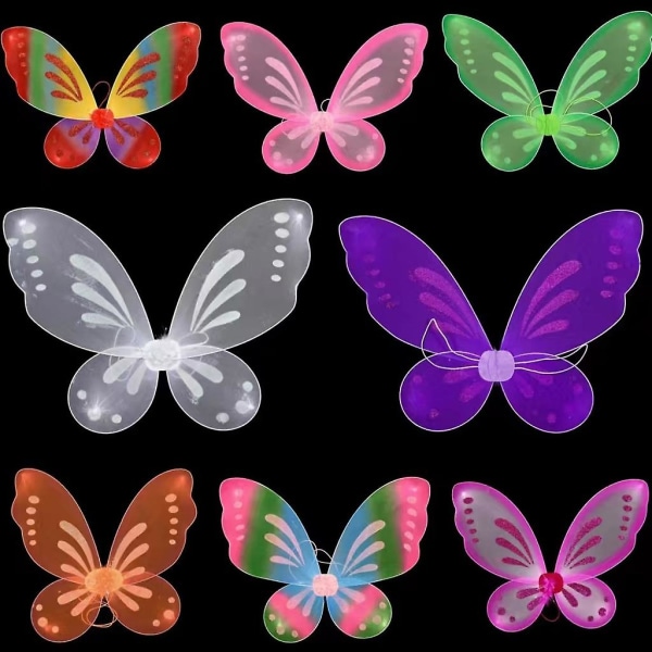 Luminous Princess Wings Glödande produkt loppmarknadsförsörjning Toddler dressup (FMY)