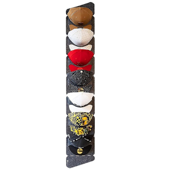 Hatt-organisator, Hattestativ for Baseballcaps, Synlig Hatt-holder, Baseballcaps-stativ (FMY) single row