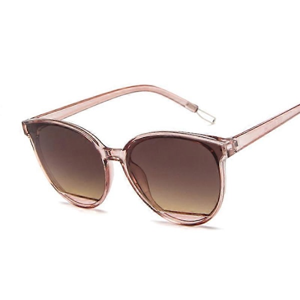 Retro Speilsolbriller Dame Vintage Cat Eye Svarte Solbriller (FMY) Trans Blue