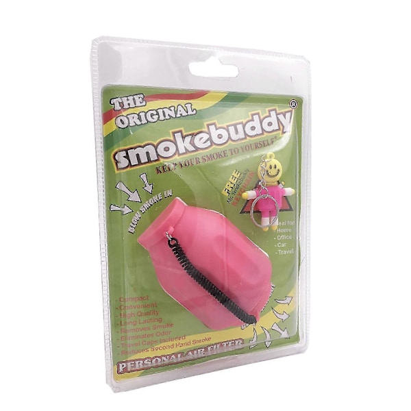 Smokebuddy Henkilökohtainen Ilmanpuhdistin Aktiivihiilisuodatin (Valkoinen) P20250110475 (FMY) Pink