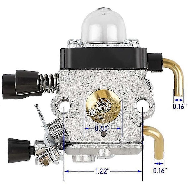 Förgasare för Fs55 Fs55r Fs38 Fs45 Fs46 Km55 Hl45 Fs45l Fs45c Fs46c Fs55c Fs55rc Trimmer We (FMY) black