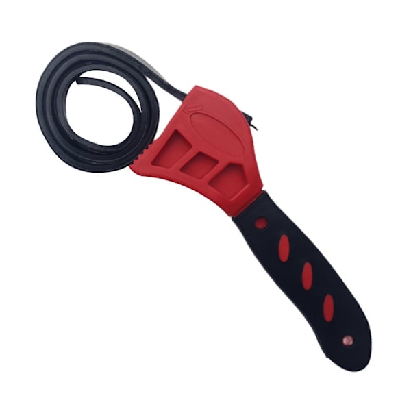 Korkstropp Krukkeåpner Justerbar Flaske Krukkeåpner for Svake Hender Ergonomisk Krukke-Griper for Hjemmekjøkken (FMY) Red 6 inch