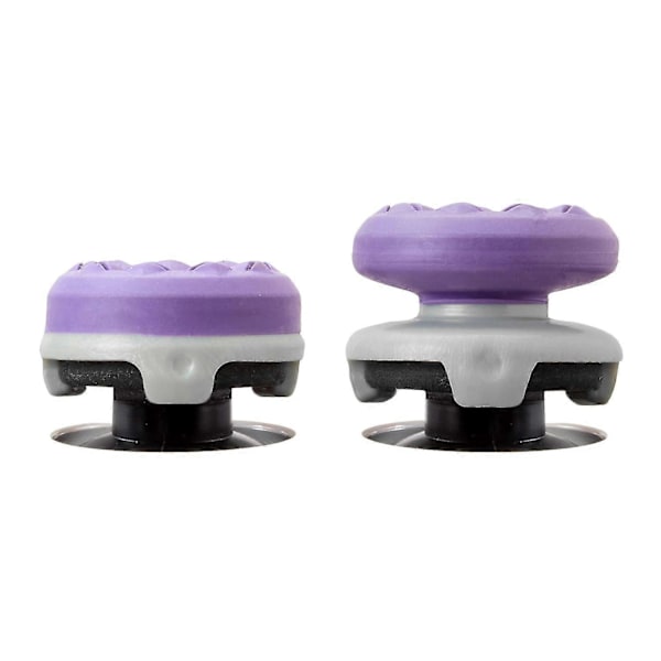 2 stk. Performance Thumbsticks til PS5/PS4, 1 høj, 1 mellemhøj, Performance Thumbsticks Thumbstick Udskiftning til PS5 & PS4 Controller (FMY) Purple
