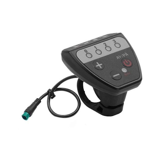 Elektrisk Cykel 36V48V LED G20 Mätarkontrollpanel Display för Ebike 5 Pin Vattentät Kontakt (FMY) Black