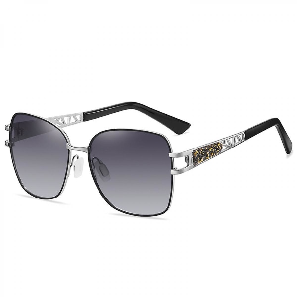 Polariserte solbriller for kvinner Menn Klassiske Trendy Stilige solbriller 100 % UV-beskyttelse (FMY)