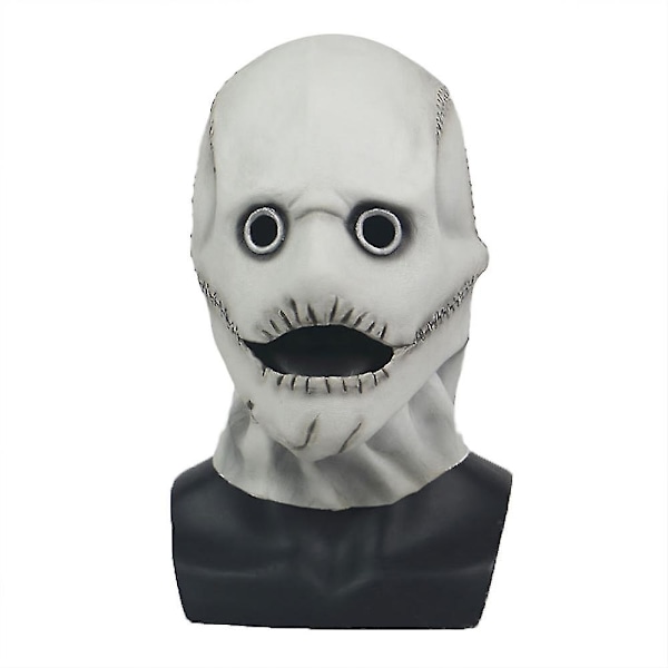 Halloween Slipknot Corey Taylor -naamio Dj Cosplay Pitkä/lyhyt Kauhu Lateksi Naamiot Juhla Tarvikkeet (FMY) Long