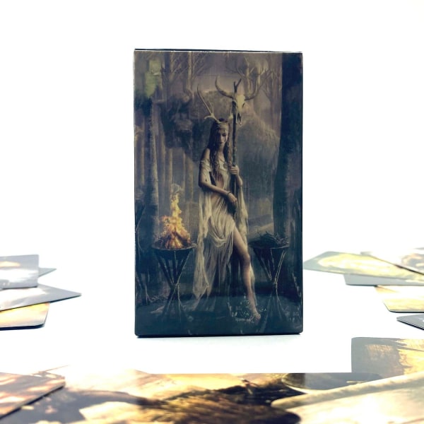 Rune tarotkort skæbne spådom tarot dæk familiefest spille brætspil for begyndere spå spil engelsk version (FMY)