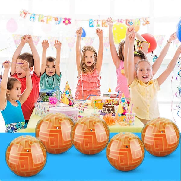 3D Gravity Memory Sequential Maze Ball -pulmapelilelu lapsille ja aikuisille (sininen) (FMY) orange