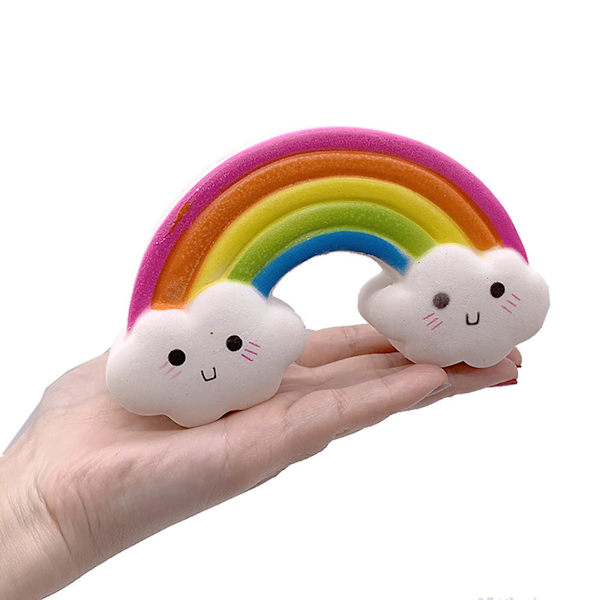 Långsam Leksak Simulerings Regnbågsmoln Avkoppling Stressboll (FMY) Multicolor