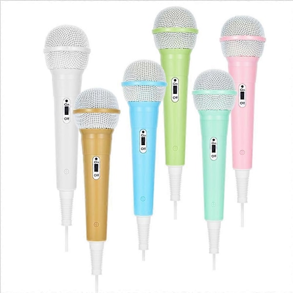 2023 Ny Trådbunden Karaoke Mikrofon för Barn Flickor Pojkar Handhållen Dynamisk Mikrofon, Karaoke Högtalare för Barn Småbarn Mikrofon för Sång cyan