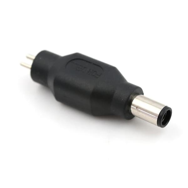 7,4 mm Universal DC AC 2-bens stik oplader spidsadapter til bærbar computer 0 0 0 0 0  (FMY) Black