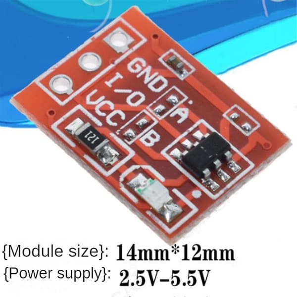 60 st TTP223 Touch Sensor Touch Button Modul Självspärr -till -Punkt Kapacitans Switch Ensidig Transformation  (FMY)