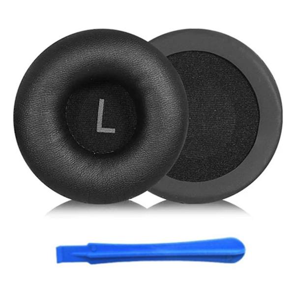 1 Par Philips TAH4205/TAH4105 Bløde Læder Ørepude Hovedtelefon Ørepude med Mini Crowbar (FMY) Black Style A