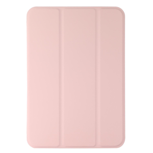 For iPad Air 11 (2024) Etui Tri-Fold Stativ Læder Magnetisk Tablet Cover Auto Wake / Sleep - Matcha  (FMY) Multicolor Pink
