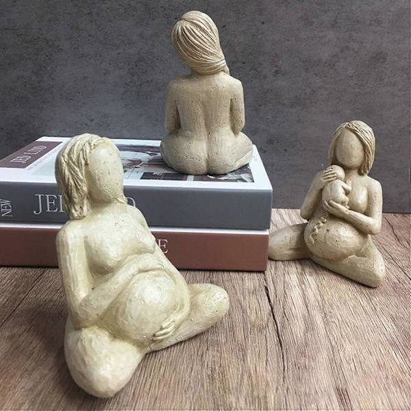 Fødselsstatue i Resin, Håndverk Ornamenter, Mor og Barn, Flott Mor Statue (FMY) as shown