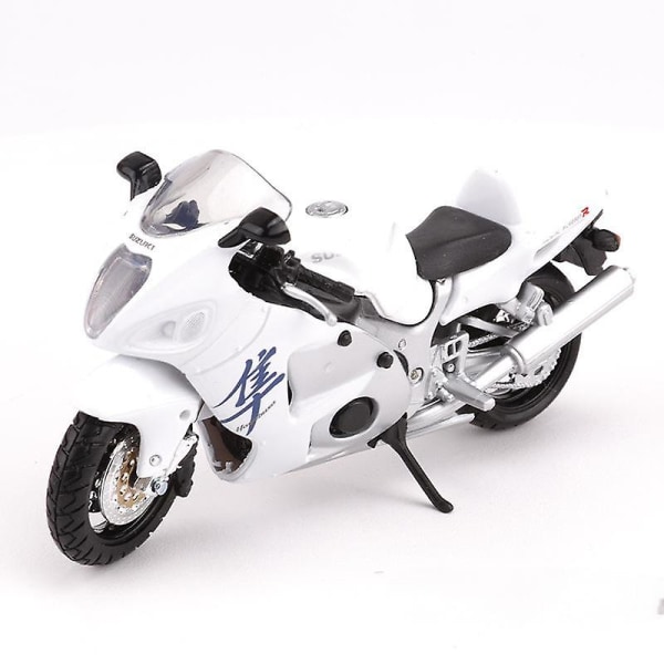 Suzuki Gsx 1300 1:18 motorcykelmodell leksaksmotorcykel med bas (FMY)