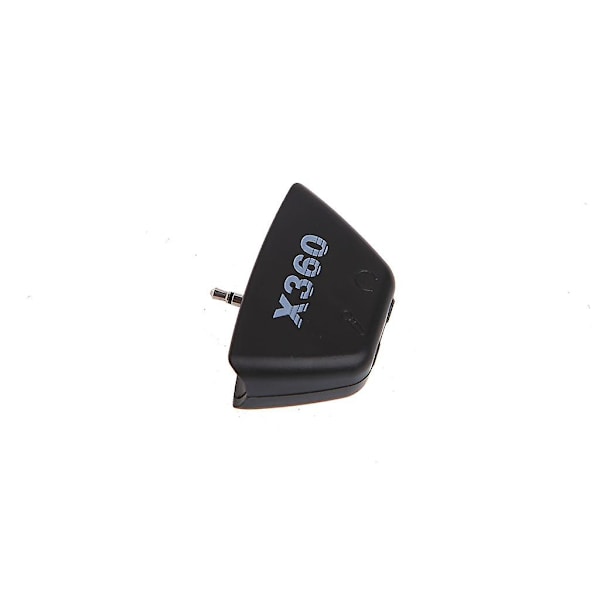 Svart 2,5 mm Jack Mikrofon Headset Hörlurar Konverter Adapter För Xbox 360 (FMY)