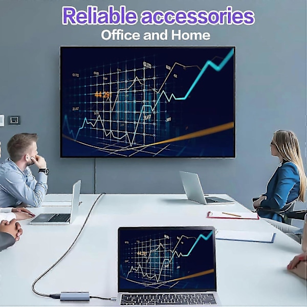 USB-C till HDMI-adapter, Mini HDMI Typ C-adapter till Thunderbolt 3 & kompatibel med MacBook Pro/Air (FMY)