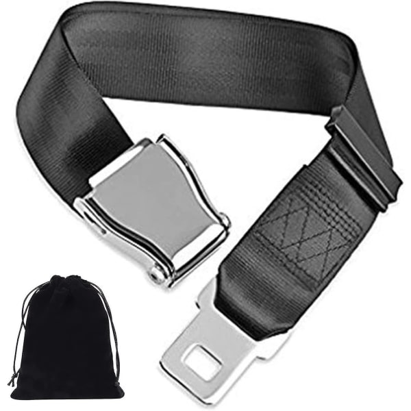 Universal Airplane Seat Belt Extender Airline Flying Safety Belt Extension Buckle (FMY)