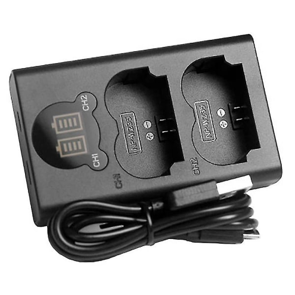 Np-w235 kamerabatteri, smart USB-dobbelt opladningsdock, til Fuji Xt4 (FMY)