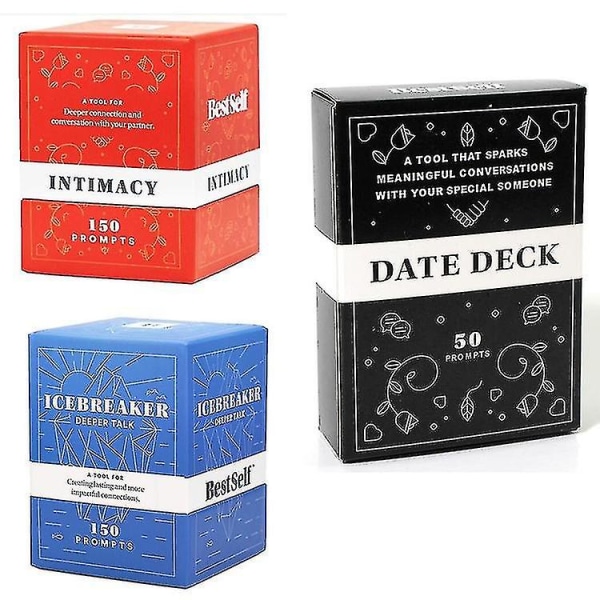 Intimacy Deck By Bestself-full English Romantic Couples Game Cards Affectionate Dialogue  (FMY)