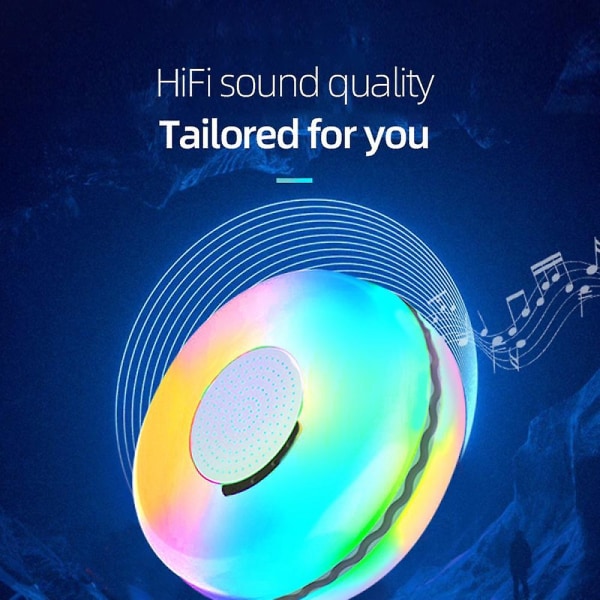 Ipx67 vanntett høyttaler, bærbar Bluetooth 5.0 trådløs høyttaler, lengre spilletid Rgb-lys, 360 surroundlyd rik bass for utendørs (FMY)