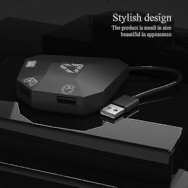 2024, Mus/tastatur-adapter Nintendo Switch, Ps4, Xbox One/360, Ps3  (FMY)