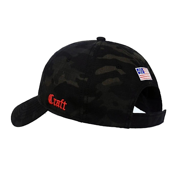 T.s.n.k Kamuflasje Løpehette for Menn og Kvinner Amerikansk Punisher Seal Team Bomullshatt Justerbar Snapback Baseballhette (FMY) Punisher TAN