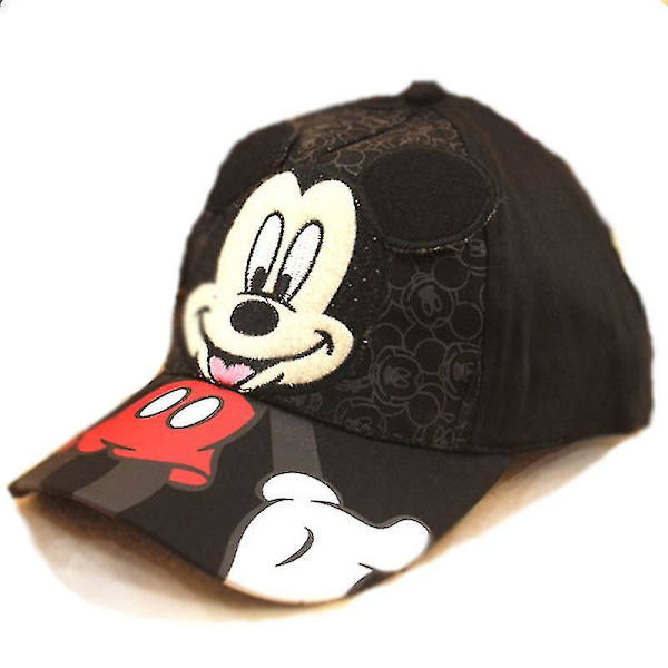 Barn Mickey Mouse Basebollkeps Barn Flickor Pojkar Sommar Solhatt (FMY) Black