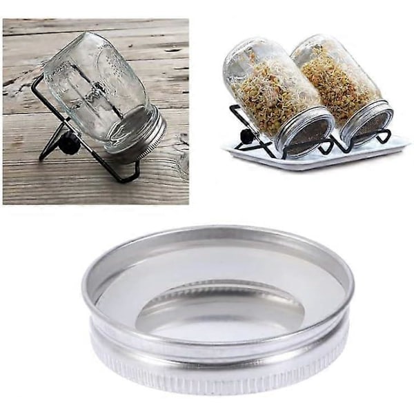 10 stk. silikone pakningsringe til mason jars med bred munding, lækagesikre gummipakninger (10 stk., 70 mm) (FMY)