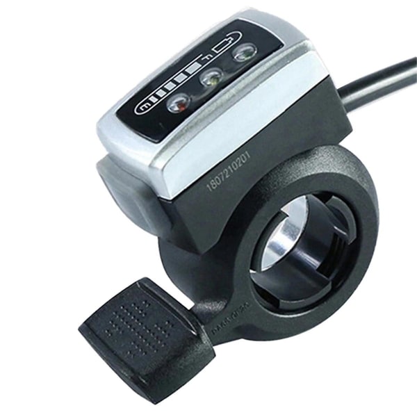 Tommelfingergashastighedskontrol LED-display Batteristrømindikator Elcykel Gashåndtagsaccelerator - 36v (FMY)