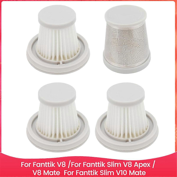 Hepa Filter Erstatning for V8 Serien for Slim V8 / V8 Mate Slim V10 Mate Støvsuger (FMY) As Shown